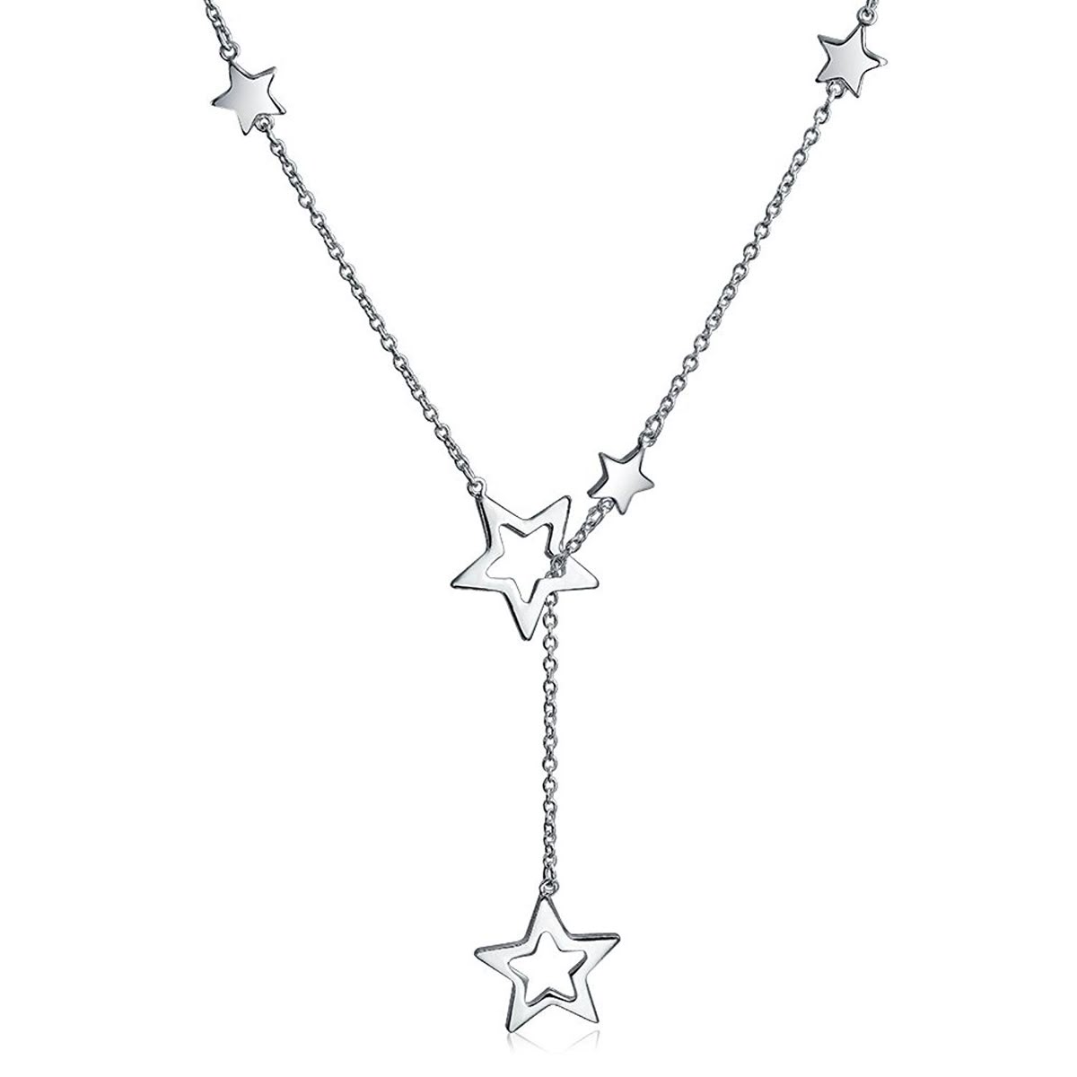 Silver chain with star
